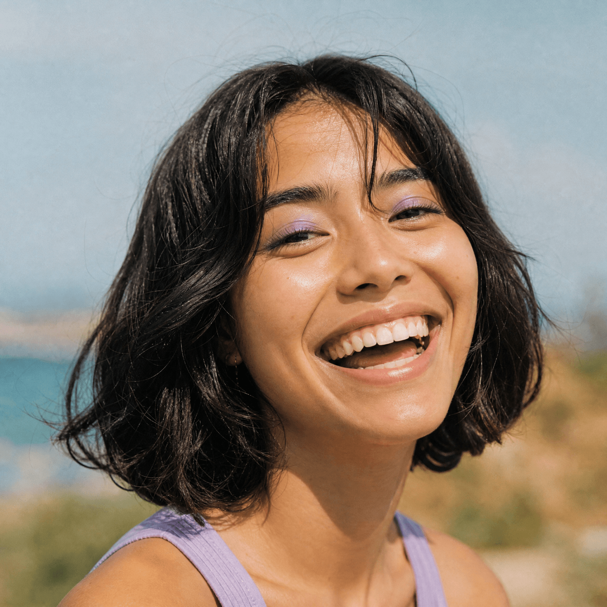 Mulher sorrindo